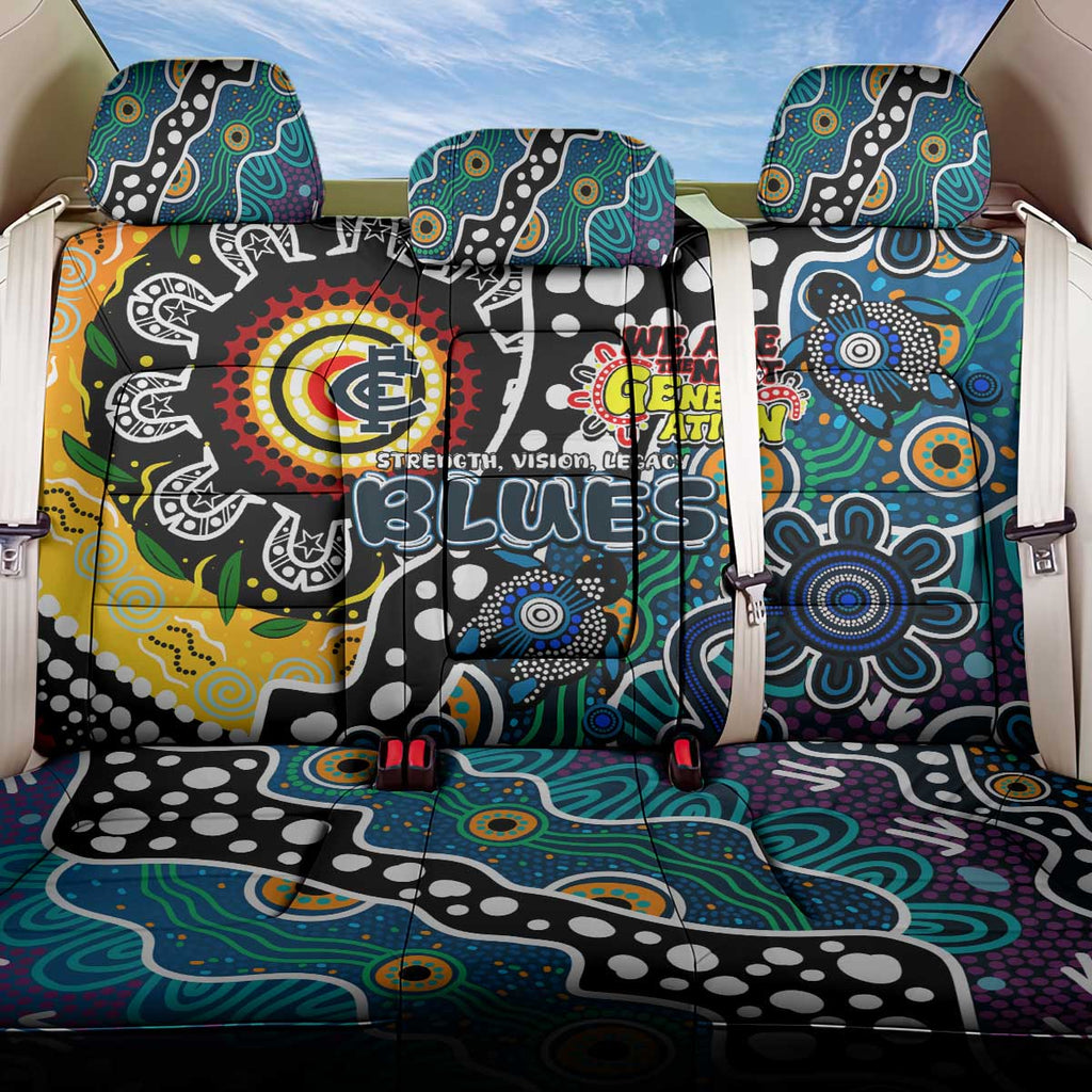 Blues AFL Celebrating 50 Years of Naidoc Back Car Seat Cover NAIDOC Week 2025 Aboriginal