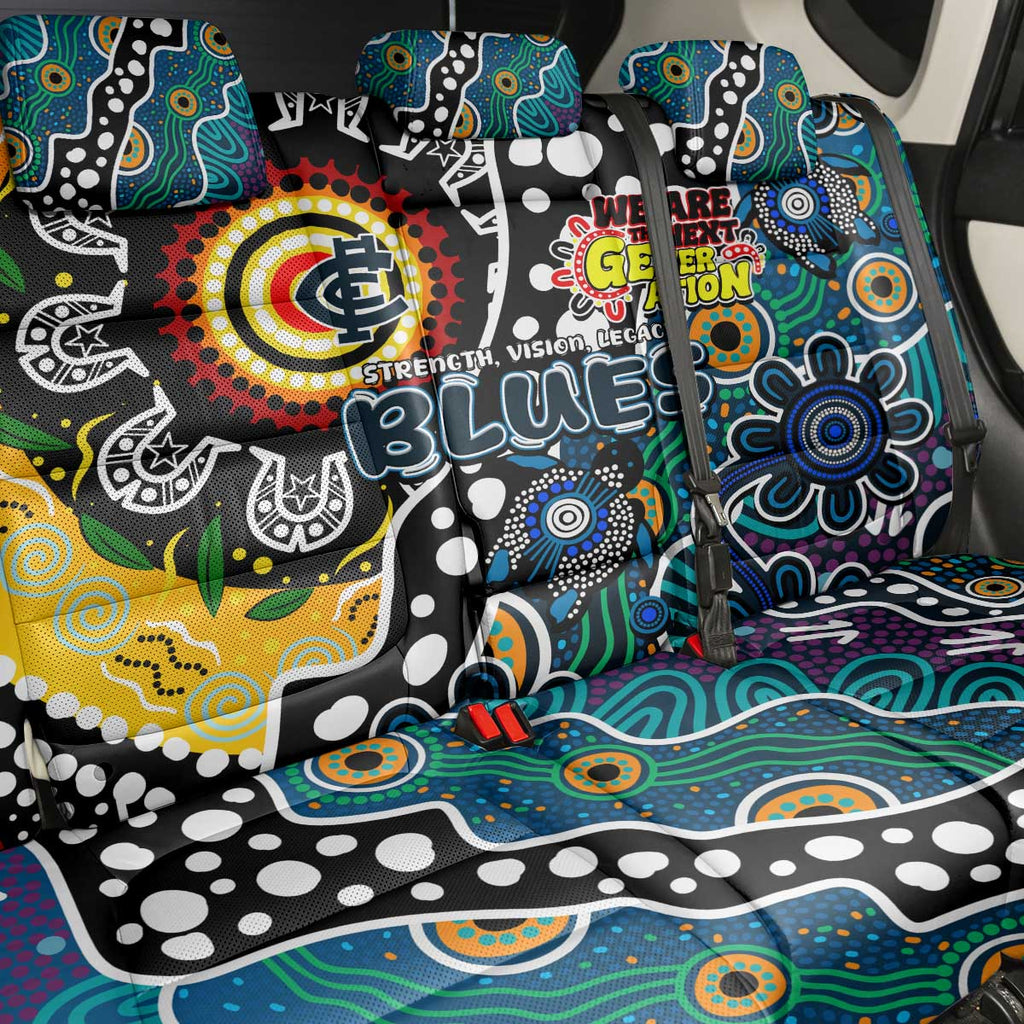 Blues AFL Celebrating 50 Years of Naidoc Back Car Seat Cover NAIDOC Week 2025 Aboriginal