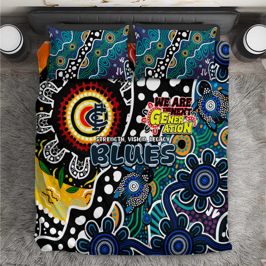 Blues AFL Celebrating 50 Years of Naidoc Bedding Set NAIDOC Week 2025 Aboriginal