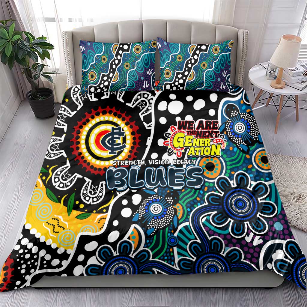 Blues AFL Celebrating 50 Years of Naidoc Bedding Set NAIDOC Week 2025 Aboriginal