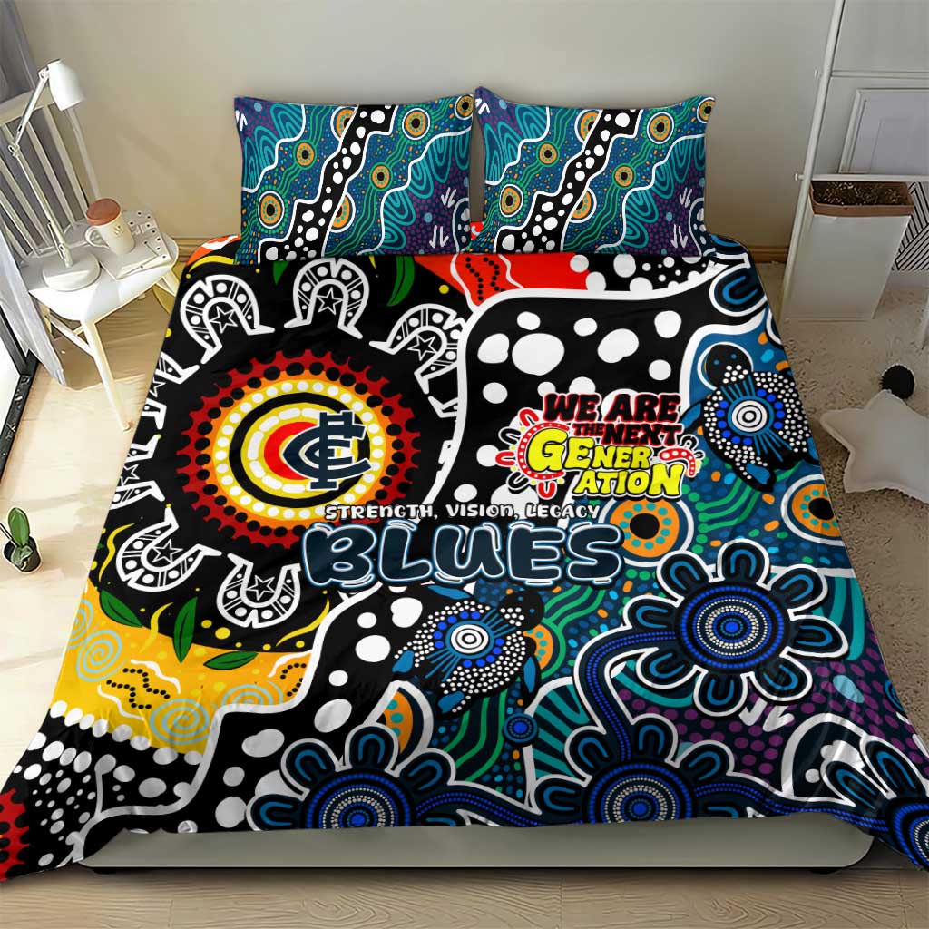 Blues AFL Celebrating 50 Years of Naidoc Bedding Set NAIDOC Week 2025 Aboriginal