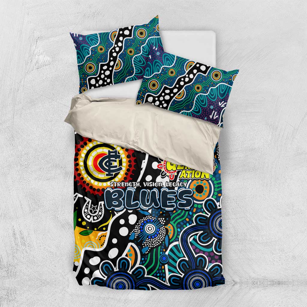 Blues AFL Celebrating 50 Years of Naidoc Bedding Set NAIDOC Week 2025 Aboriginal