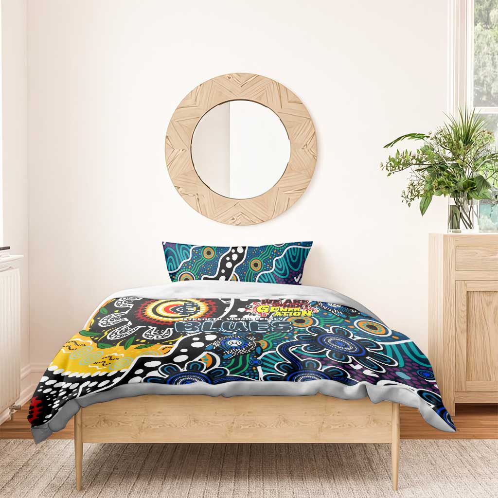 Blues AFL Celebrating 50 Years of Naidoc Bedding Set NAIDOC Week 2025 Aboriginal