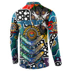 Personalised Blues AFL Celebrating 50 Years of Naidoc Button Sweatshirt NAIDOC Week 2025 Aboriginal