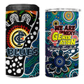 Blues AFL Celebrating 50 Years of Naidoc 4 in 1 Can Cooler Tumbler NAIDOC Week 2025 Aboriginal