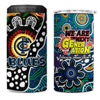 Blues AFL Celebrating 50 Years of Naidoc 4 in 1 Can Cooler Tumbler NAIDOC Week 2025 Aboriginal
