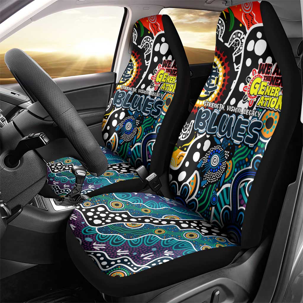 Blues AFL Celebrating 50 Years of Naidoc Car Seat Cover NAIDOC Week 2025 Aboriginal