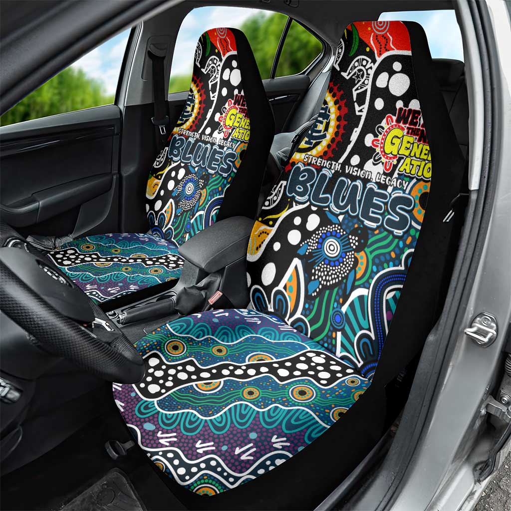 Blues AFL Celebrating 50 Years of Naidoc Car Seat Cover NAIDOC Week 2025 Aboriginal