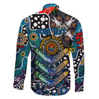 Personalised Blues AFL Celebrating 50 Years of Naidoc Family Matching Mermaid Dress and Hawaiian Shirt NAIDOC Week 2025 Aboriginal