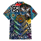 Personalised Blues AFL Celebrating 50 Years of Naidoc Family Matching Tank Maxi Dress and Hawaiian Shirt NAIDOC Week 2025 Aboriginal