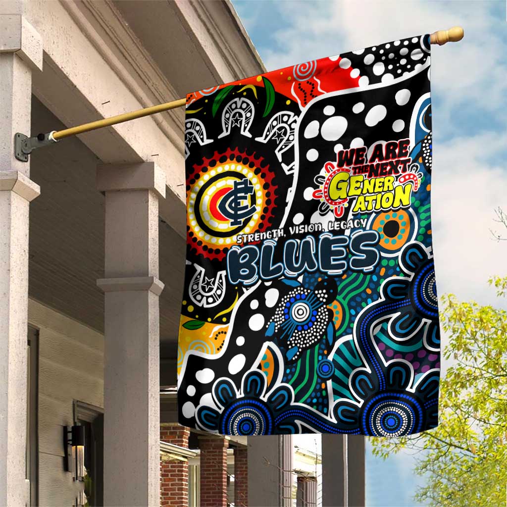 Blues AFL Celebrating 50 Years of Naidoc Garden Flag NAIDOC Week 2025 Aboriginal