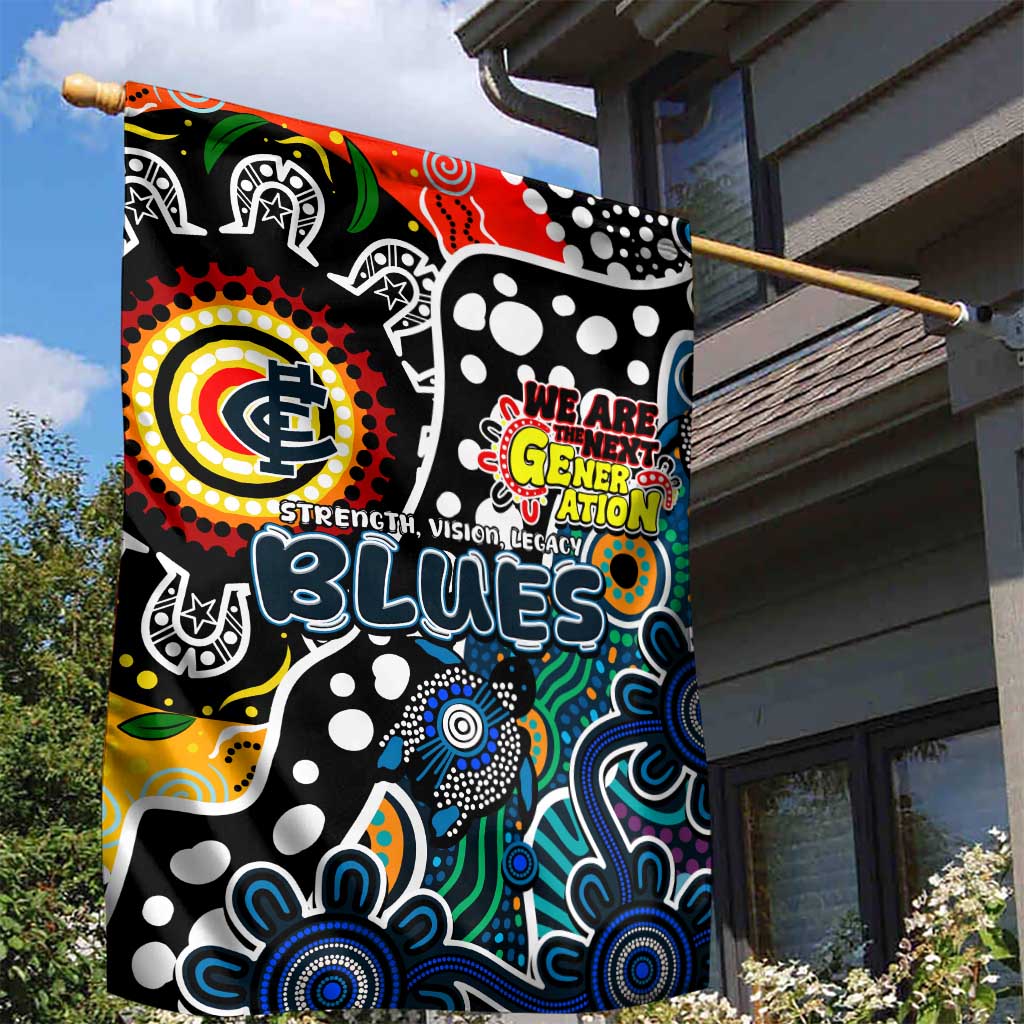 Blues AFL Celebrating 50 Years of Naidoc Garden Flag NAIDOC Week 2025 Aboriginal