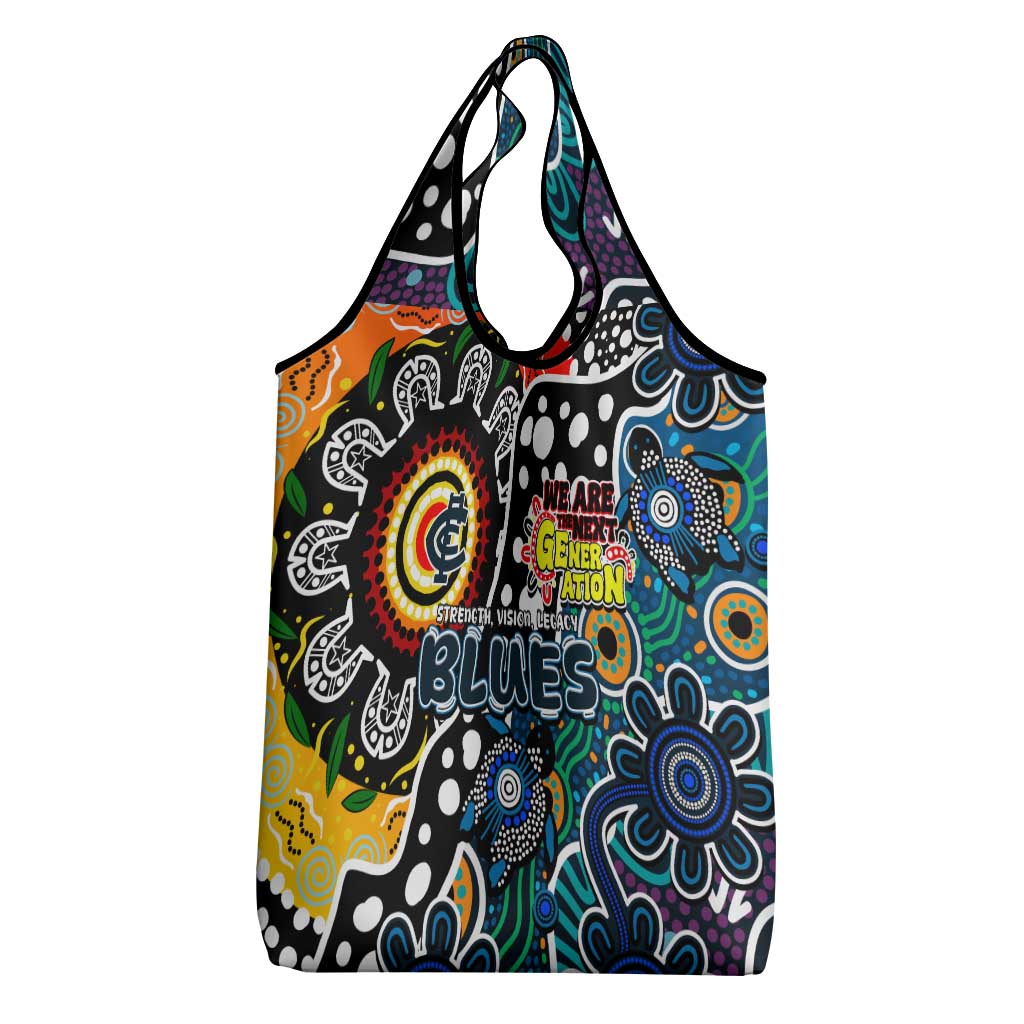 Blues AFL Celebrating 50 Years of Naidoc Grocery Bag NAIDOC Week 2025 Aboriginal