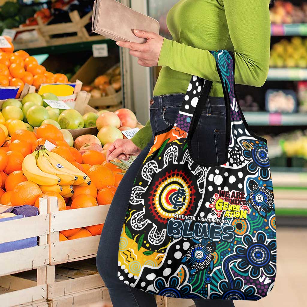 Blues AFL Celebrating 50 Years of Naidoc Grocery Bag NAIDOC Week 2025 Aboriginal