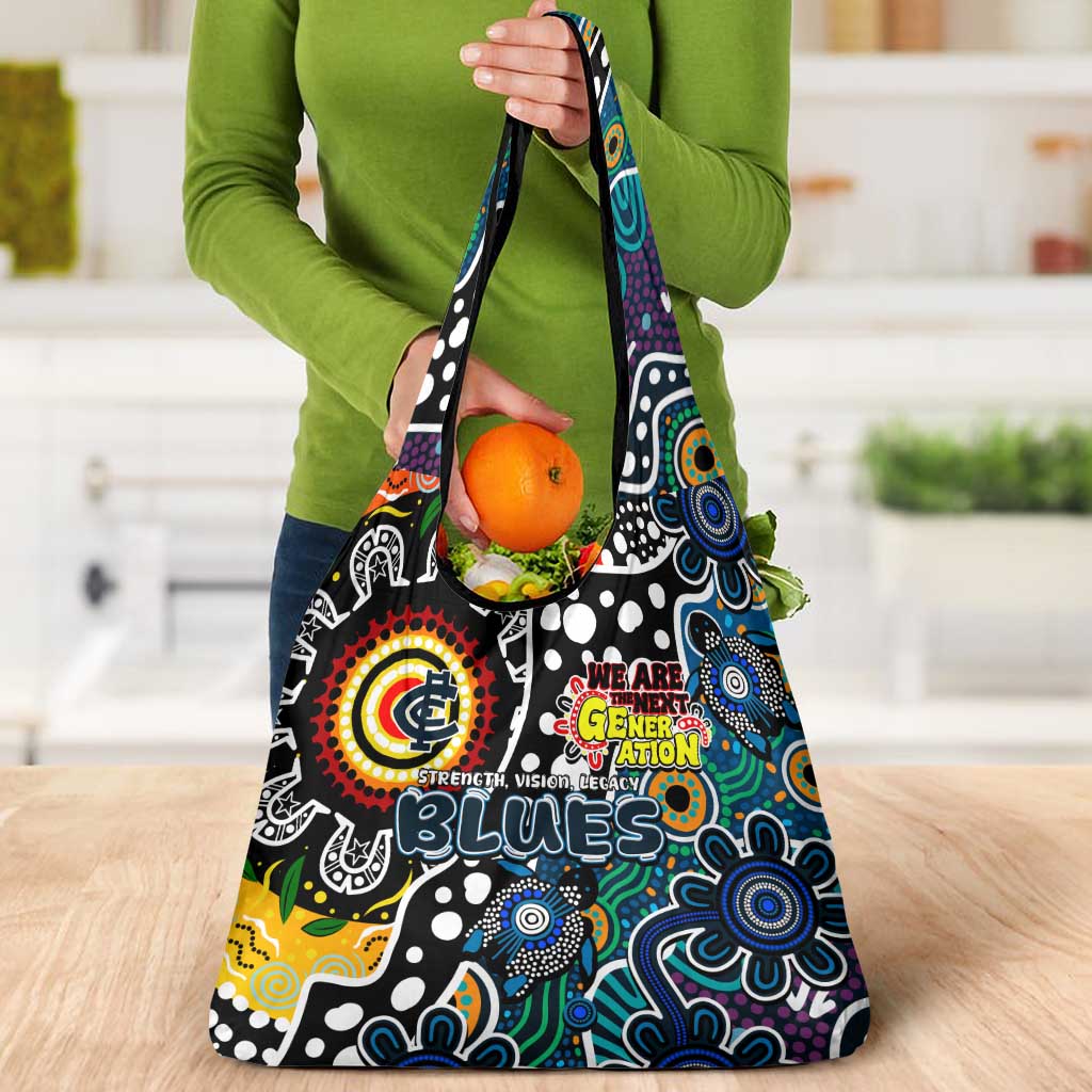 Blues AFL Celebrating 50 Years of Naidoc Grocery Bag NAIDOC Week 2025 Aboriginal