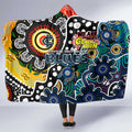 Blues AFL Celebrating 50 Years of Naidoc Hooded Blanket NAIDOC Week 2025 Aboriginal