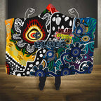 Blues AFL Celebrating 50 Years of Naidoc Hooded Blanket NAIDOC Week 2025 Aboriginal