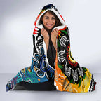 Blues AFL Celebrating 50 Years of Naidoc Hooded Blanket NAIDOC Week 2025 Aboriginal