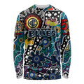 Personalised Blues AFL Celebrating 50 Years of Naidoc Long Sleeve Shirt NAIDOC Week 2025 Aboriginal
