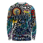 Personalised Blues AFL Celebrating 50 Years of Naidoc Long Sleeve Shirt NAIDOC Week 2025 Aboriginal