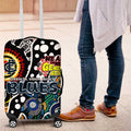 Blues AFL Celebrating 50 Years of Naidoc Luggage Cover NAIDOC Week 2025 Aboriginal