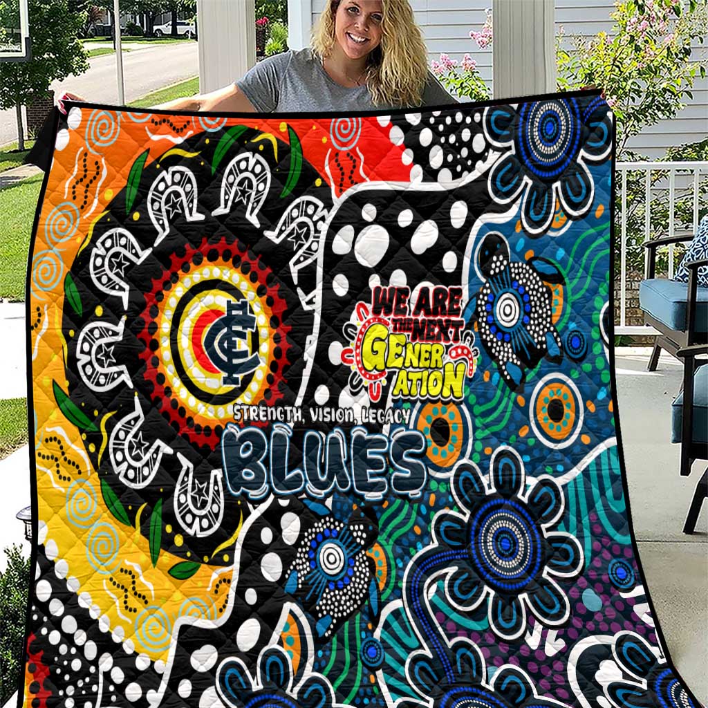 Blues AFL Celebrating 50 Years of Naidoc Quilt NAIDOC Week 2025 Aboriginal