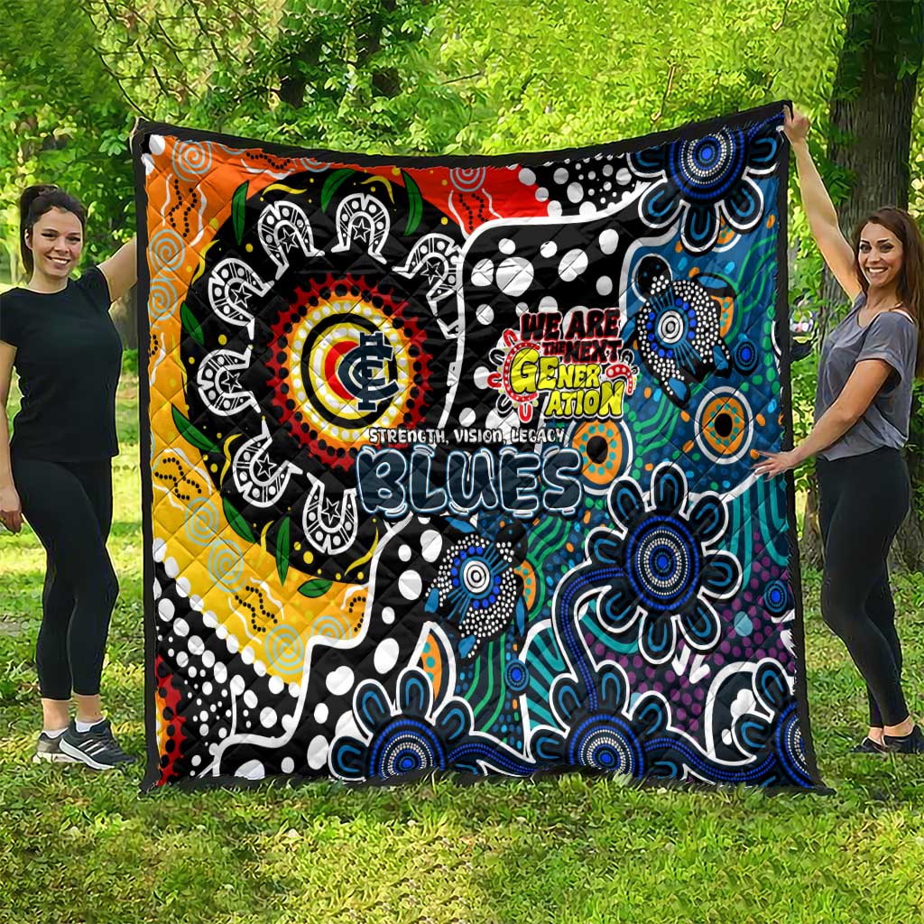 Blues AFL Celebrating 50 Years of Naidoc Quilt NAIDOC Week 2025 Aboriginal