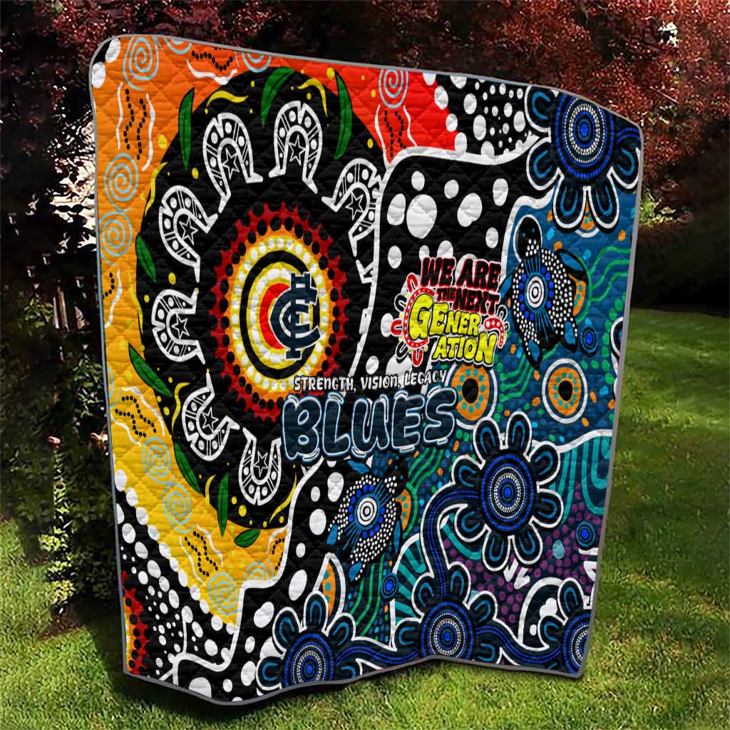 Blues AFL Celebrating 50 Years of Naidoc Quilt NAIDOC Week 2025 Aboriginal