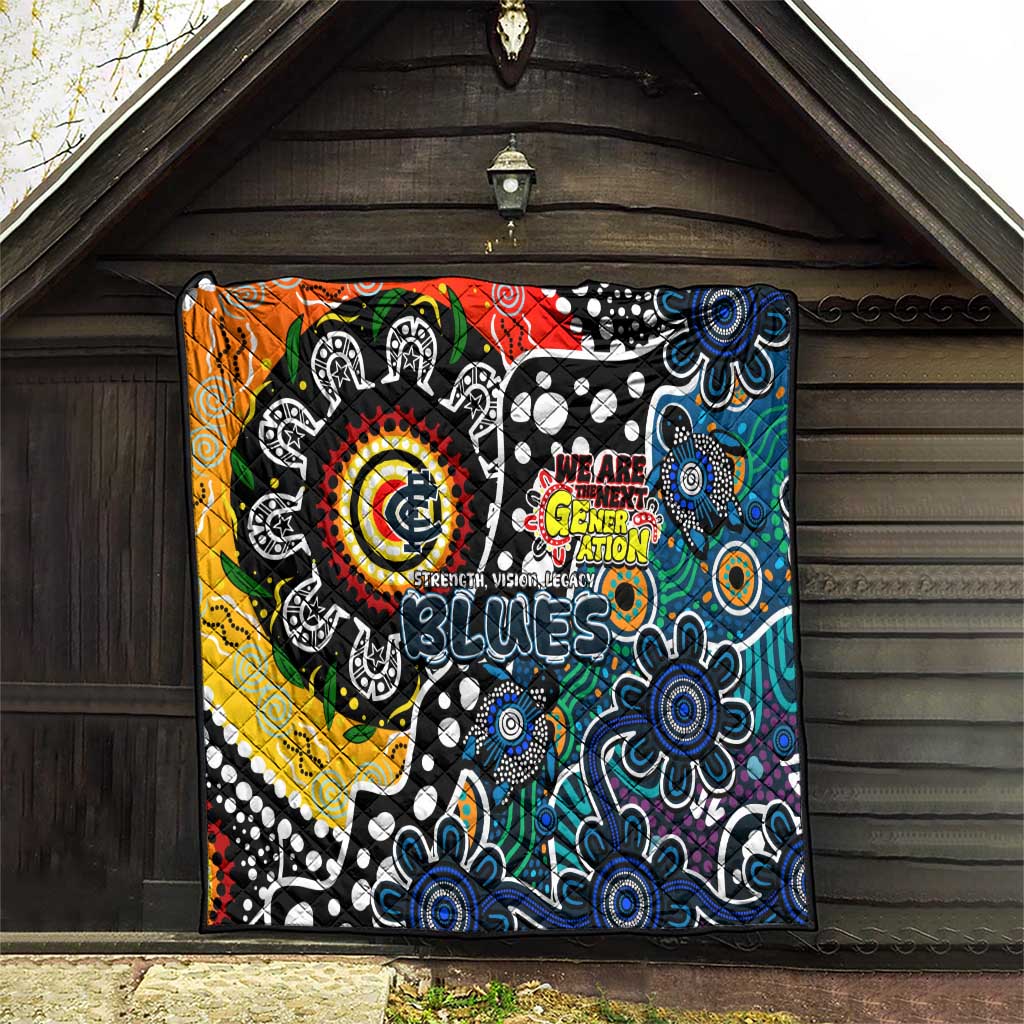 Blues AFL Celebrating 50 Years of Naidoc Quilt NAIDOC Week 2025 Aboriginal