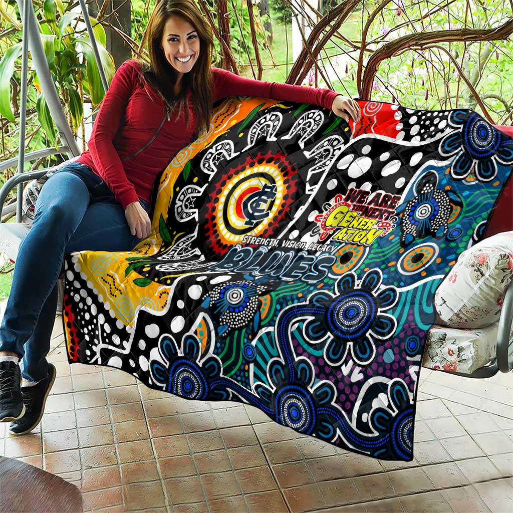 Blues AFL Celebrating 50 Years of Naidoc Quilt NAIDOC Week 2025 Aboriginal