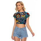Personalised Blues AFL Celebrating 50 Years of Naidoc Raglan Cropped T Shirt NAIDOC Week 2025 Aboriginal