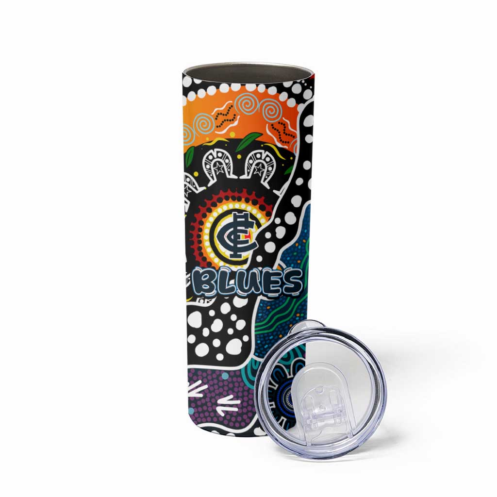 Blues AFL Celebrating 50 Years of Naidoc Skinny Tumbler NAIDOC Week 2025 Aboriginal
