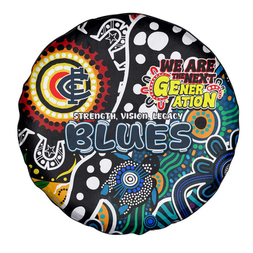 Blues AFL Celebrating 50 Years of Naidoc Spare Tire Cover NAIDOC Week 2025 Aboriginal