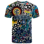Personalised Blues AFL Celebrating 50 Years of Naidoc T Shirt NAIDOC Week 2025 Aboriginal