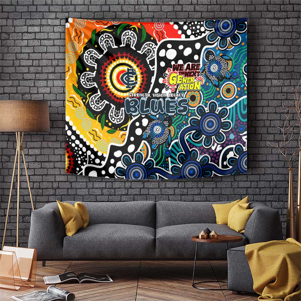 Blues AFL Celebrating 50 Years of Naidoc Tapestry NAIDOC Week 2025 Aboriginal