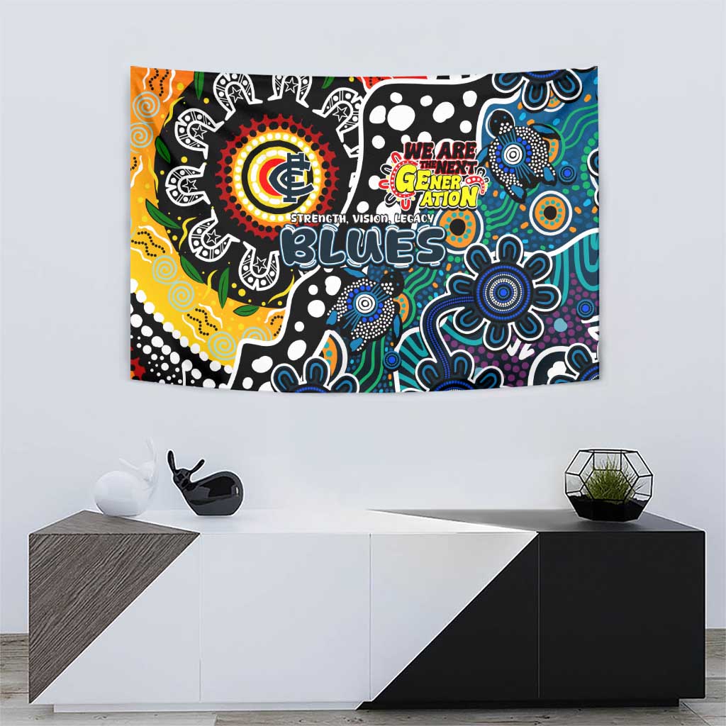 Blues AFL Celebrating 50 Years of Naidoc Tapestry NAIDOC Week 2025 Aboriginal