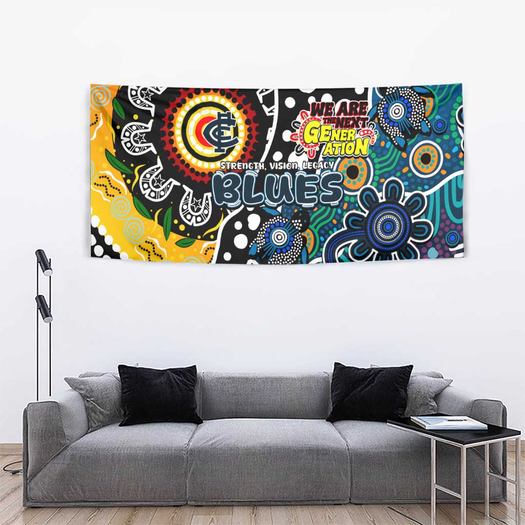 Blues AFL Celebrating 50 Years of Naidoc Tapestry NAIDOC Week 2025 Aboriginal