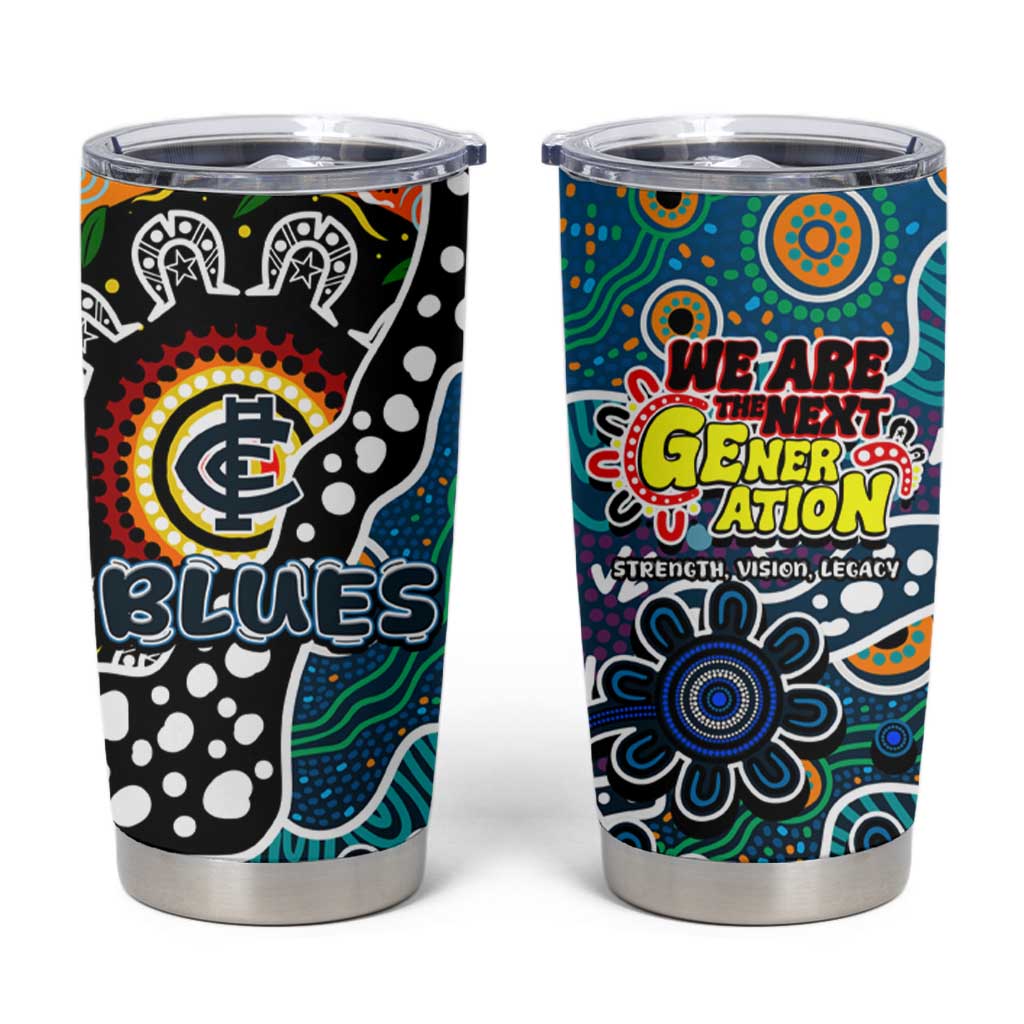 Blues AFL Celebrating 50 Years of Naidoc Tumbler Cup NAIDOC Week 2025 Aboriginal