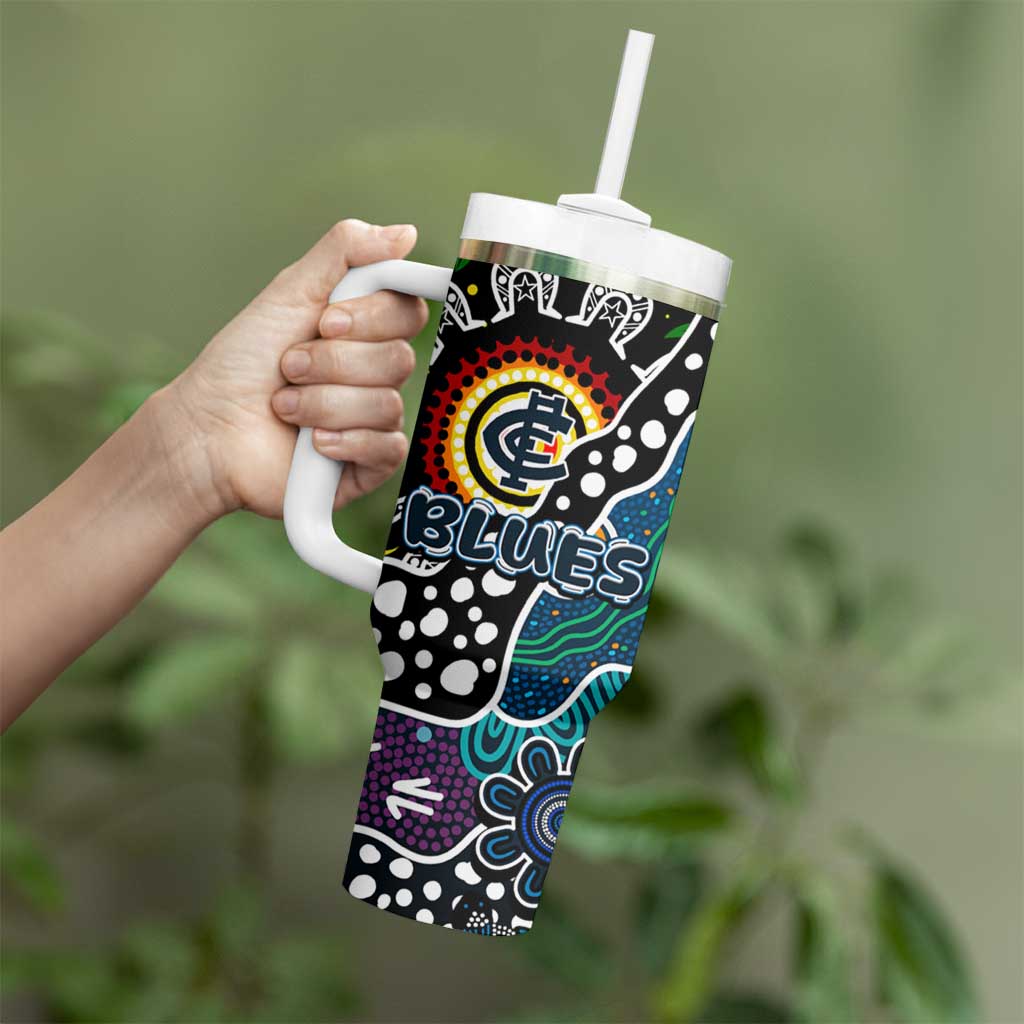 Blues AFL Celebrating 50 Years of Naidoc Tumbler With Handle NAIDOC Week 2025 Aboriginal