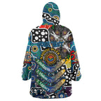 Personalised Blues AFL Celebrating 50 Years of Naidoc Wearable Blanket Hoodie NAIDOC Week 2025 Aboriginal