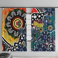 Blues AFL Celebrating 50 Years of Naidoc Window Curtain NAIDOC Week 2025 Aboriginal