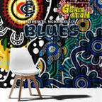 Blues AFL Celebrating 50 Years of Naidoc Window Curtain NAIDOC Week 2025 Aboriginal