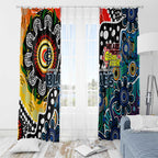 Blues AFL Celebrating 50 Years of Naidoc Window Curtain NAIDOC Week 2025 Aboriginal
