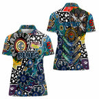 Personalised Blues AFL Celebrating 50 Years of Naidoc Women Polo Shirt NAIDOC Week 2025 Aboriginal
