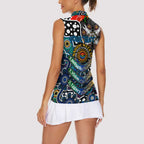 Personalised Blues AFL Celebrating 50 Years of Naidoc Women Sleeveless Polo Shirt NAIDOC Week 2025 Aboriginal
