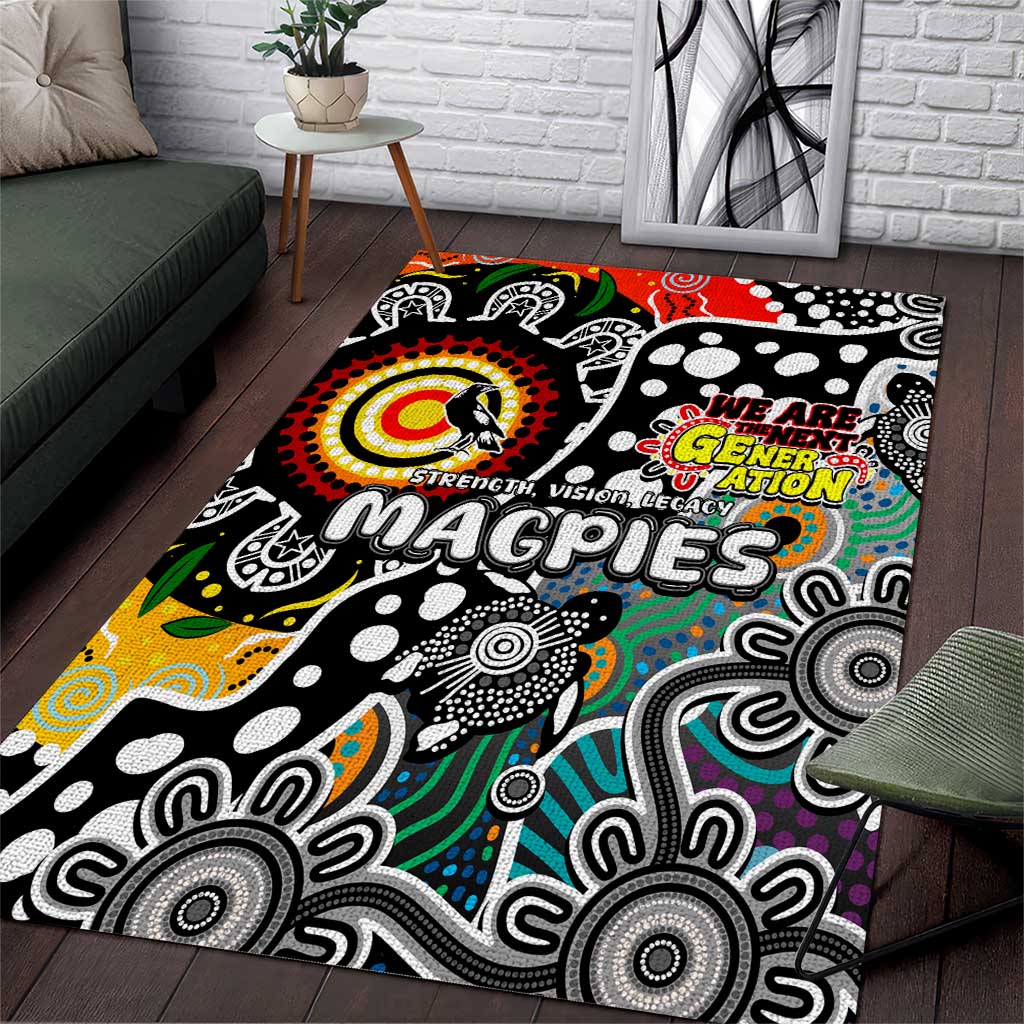 Magpies AFL Celebrating 50 Years of Naidoc Area Rug NAIDOC Week 2025 Aboriginal