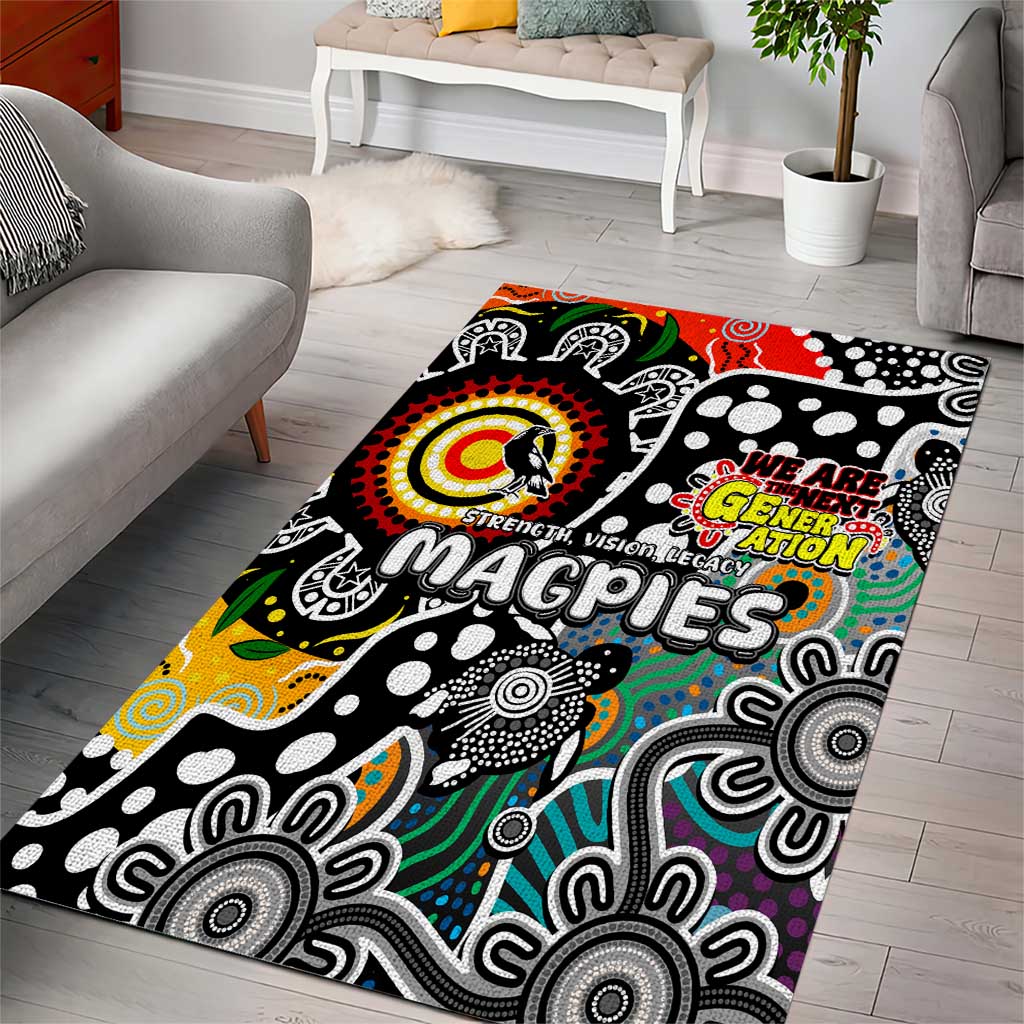 Magpies AFL Celebrating 50 Years of Naidoc Area Rug NAIDOC Week 2025 Aboriginal