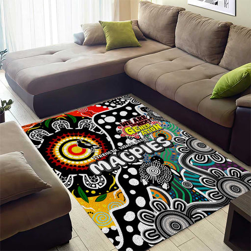 Magpies AFL Celebrating 50 Years of Naidoc Area Rug NAIDOC Week 2025 Aboriginal