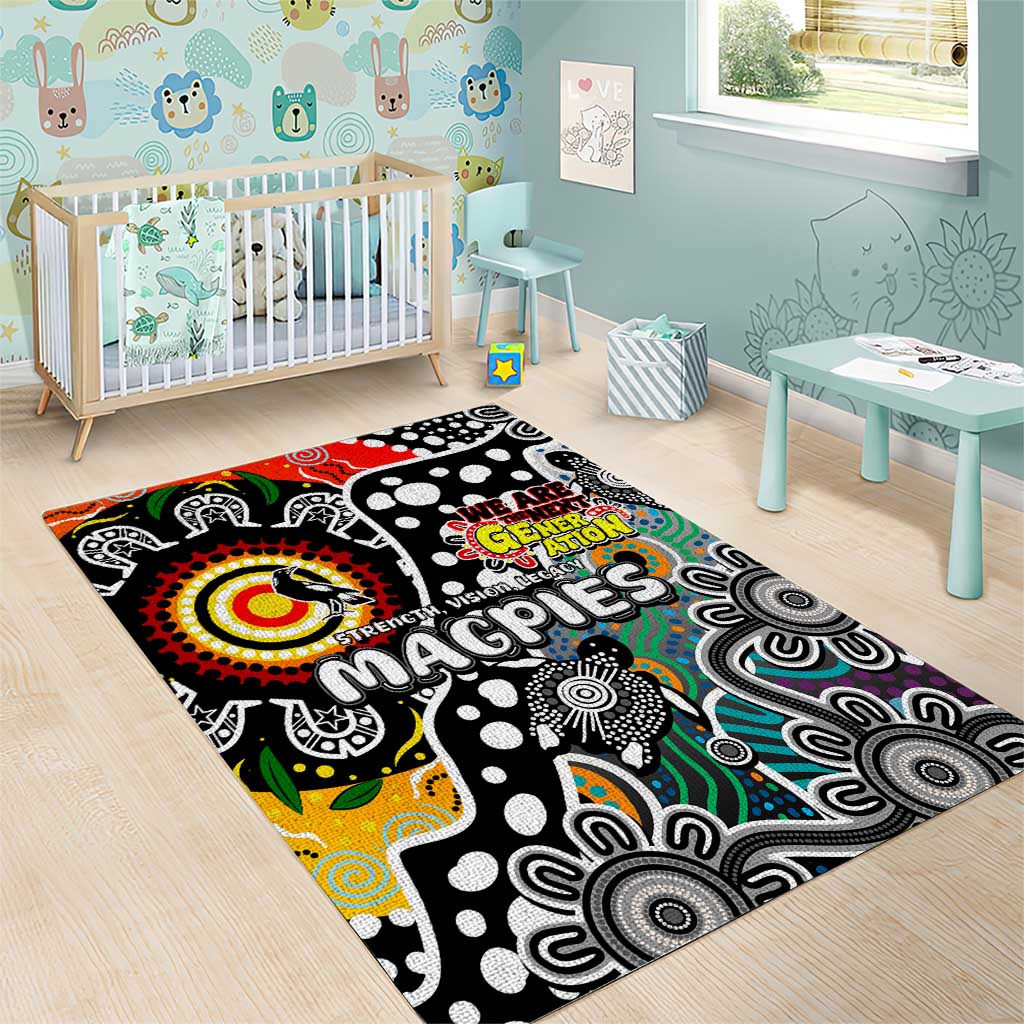 Magpies AFL Celebrating 50 Years of Naidoc Area Rug NAIDOC Week 2025 Aboriginal