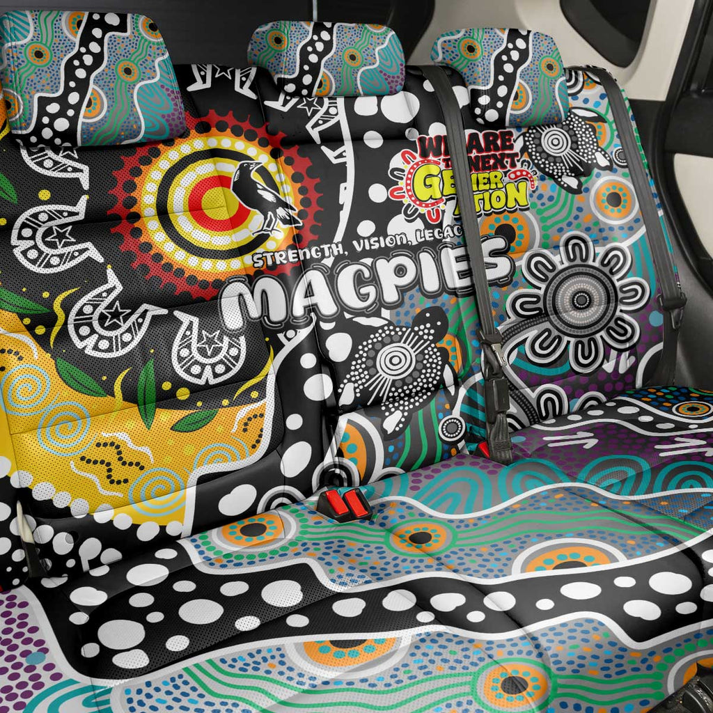 Magpies AFL Celebrating 50 Years of Naidoc Back Car Seat Cover NAIDOC Week 2025 Aboriginal